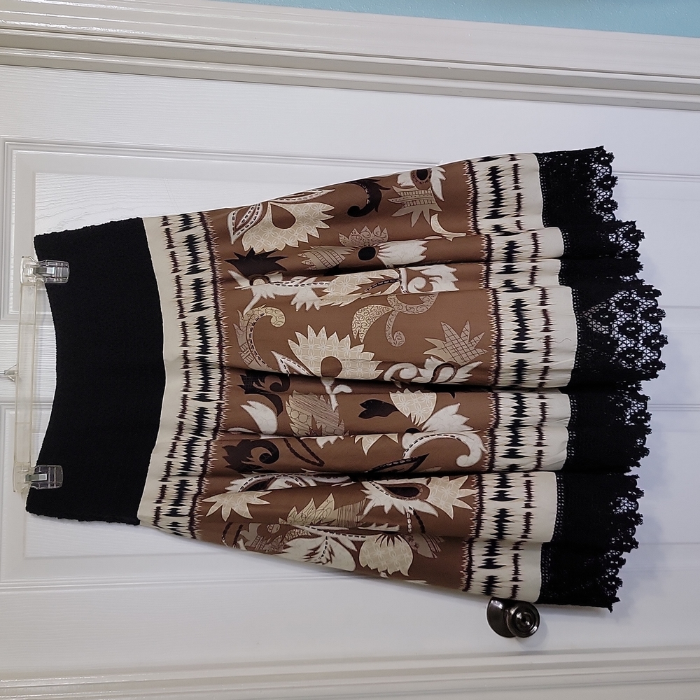 Coldwater Creek Floral  Skirt Women's Size Small